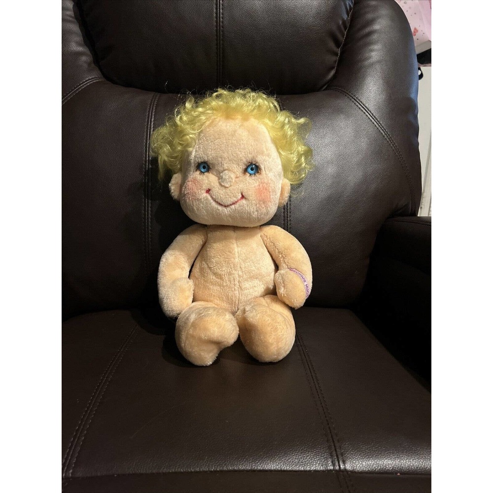 Vintage 1985 Kenner Blonde Yellow Hair Hugga Bunch Doll Precious Hugs NOSTALGIA